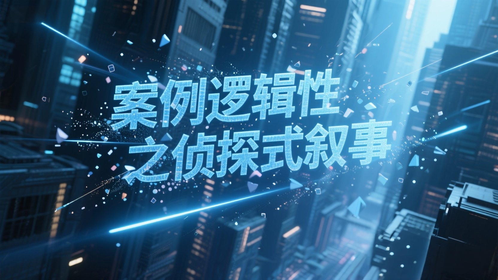 案例逻辑性之 “侦探式叙事”
